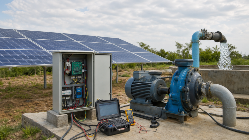 Mppt solar pump controller