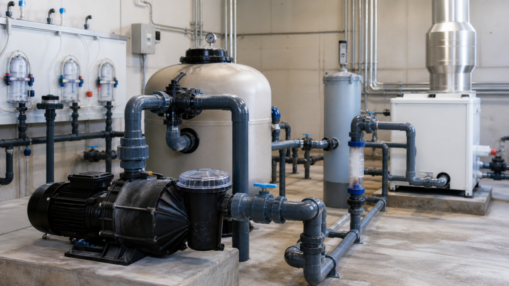 Pool pump flow rate