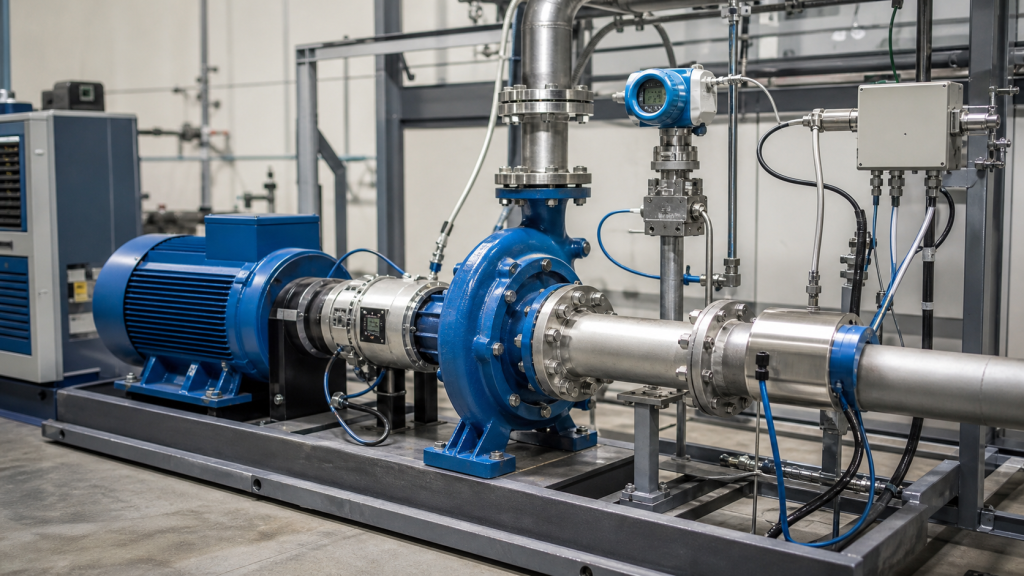 Pump efficiency calculation